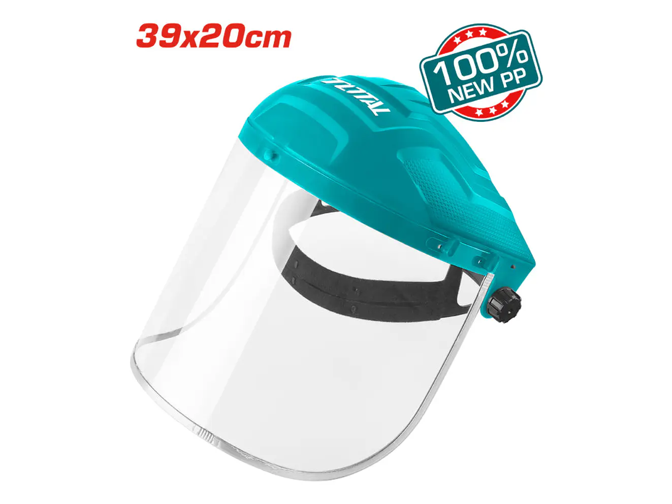 Careta para Esmerilar Visor Policarbonato Super TOTAL - TSP631 - Foto 1 | aztools.co