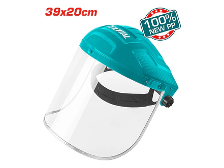 Careta para Esmerilar Visor Policarbonato Super TOTAL - TSP631 - Foto 1 | aztools.co