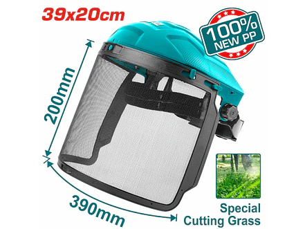 Careta para Guadañadora Visor de Malla TOTAL Industrial - TSP622 - Foto 2 | aztools.co