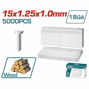 Clavillos 30mm Calibre 18 TOTAL 5000 pzs Pasa Neumática/20V - TAC918301