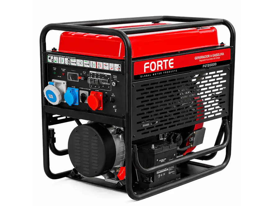 Planta Eléctrica Gasolina 19kW 35HP Trifásica - FORTE  FGT20000 - Foto 1 | aztools.co