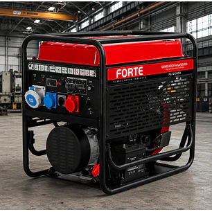 Planta Eléctrica Gasolina 19kW 35HP Trifásica - FORTE  FGT20000