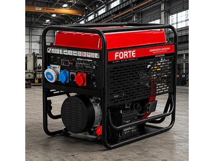Planta Eléctrica Gasolina 19kW 35HP Trifásica - FORTE  FGT20000 - Foto 2 | aztools.co