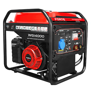Motosoldador Inverter Gasolina 8HP FORTE 4kW Monofásico - Motor GM240 FORTE WGI4000