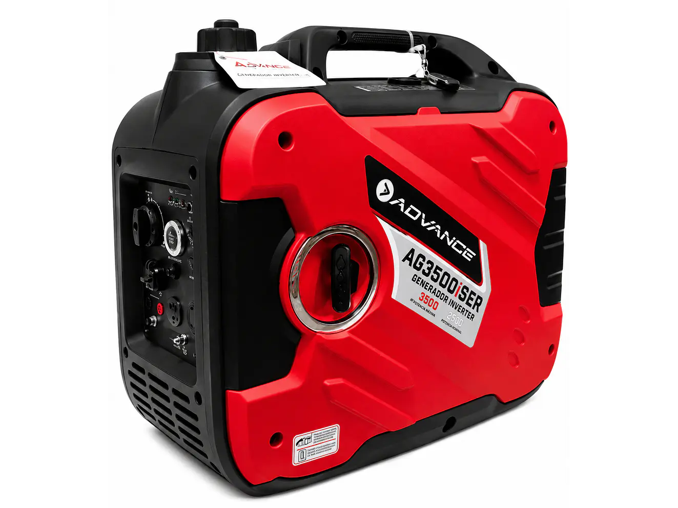 Planta Eléctrica Portátil Inverter ADVANCE AG3500ISER 3200W Gasolina - Foto 2 | aztools.co