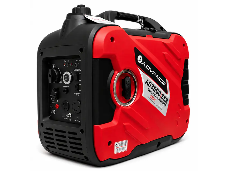 Planta Eléctrica Portátil Inverter ADVANCE AG3500ISER 3200W Gasolina - Foto 1 | aztools.co