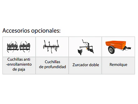 Minitractor Motoazada FORTE FTD001 | 12 HP | Ancho de Labranza 105 cm | Arranque Eléctrico - Foto 3 | aztools.co
