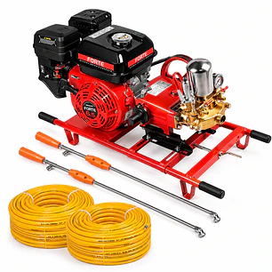 Fumigadora Estacionaria FORTE TO30-GM200K 6.5 HP (30-40 L/min, 2 Mangueras) Control de Plagas