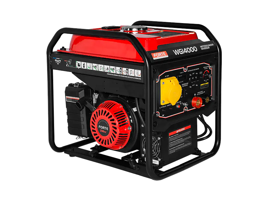 Motosoldador Inverter Gasolina 8HP FORTE 4kW / 4000 Watts Monofásico - FORTE WGI4000 - Envío a todo Colombia | aztools.co