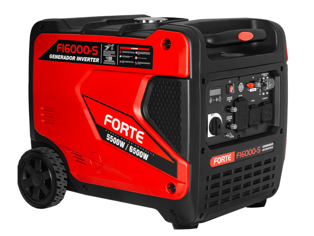 Planta Eléctrica Inverter Gasolina 6500 Watts / 6.5 kW FORTE FI6000-S - Foto 1 | aztools.co