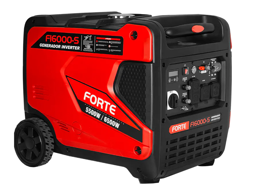 Planta Eléctrica Inverter Gasolina 6500 Watts / 6.5 kW FORTE FI6000-S - Foto 1 | aztools.co