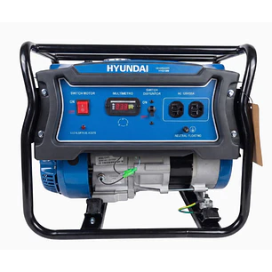 Planta Eléctrica Hyundai HYDG1500 1590Watts a Gasolina Monofásica 120v