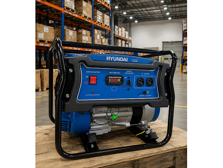 Planta Eléctrica Hyundai HYDG1500 1590Watts a Gasolina Monofásica 120v - Foto 6 | aztools.co