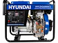 Planta Eléctrica Hyundai HYLDG6000CL 5500W Diésel, Monofásica y Abierta 110/220v - Miniatura 1 | aztools.co