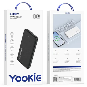 Power Bank YOOKIE EO102 10000mAh Carga Rápida 