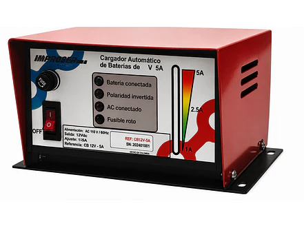 Cargador Automático de Baterías 12V 5A para Planta Eléctrica - Envío a todo Colombia | aztools.co