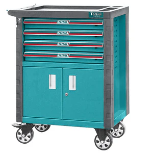 Gabinete  Porta Herramientas 4 Cajones con Ruedas TOTAL THRC01041