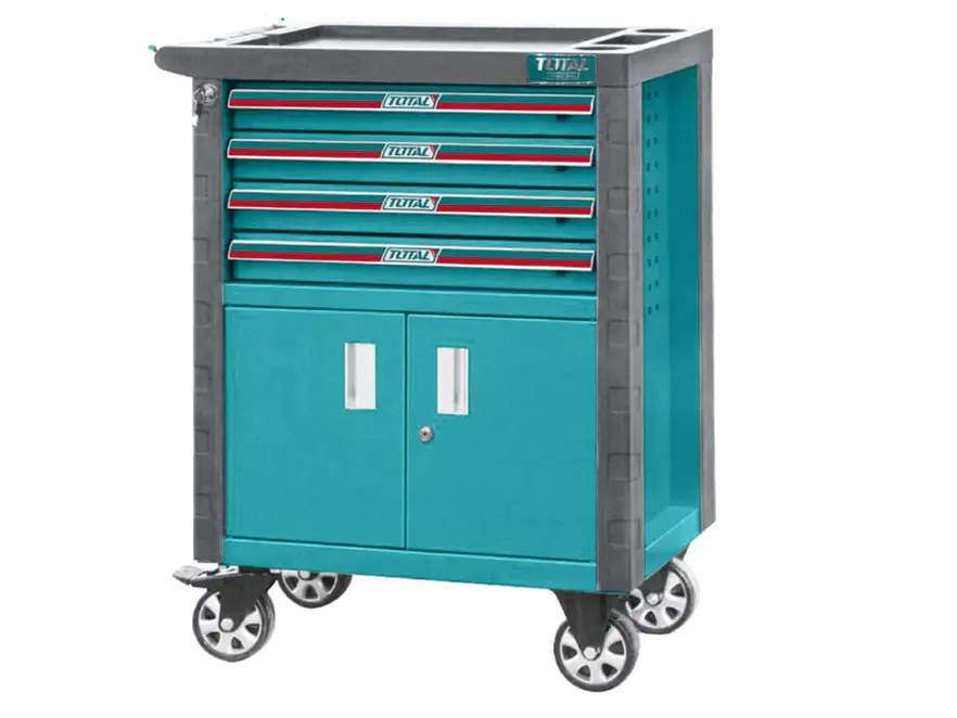Gabinete  Porta Herramientas 4 Cajones con Ruedas TOTAL THRC01041 - Foto 1 | aztools.co