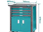 Gabinete  Porta Herramientas 4 Cajones con Ruedas TOTAL THRC01041 - Miniatura 2 | aztools.co