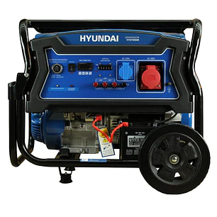 Planta Eléctrica Hyundai HYDGT9250E 9000Watts a Gasolina, Trifásica 127/240v