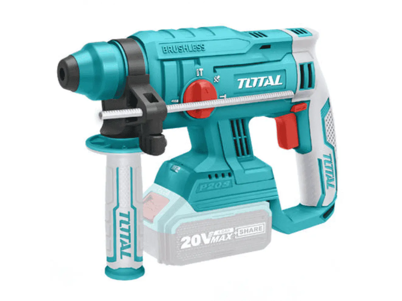 Rotomartillo SDS Plus 20V TOTAL TRHLI2201 Industrial 5/8