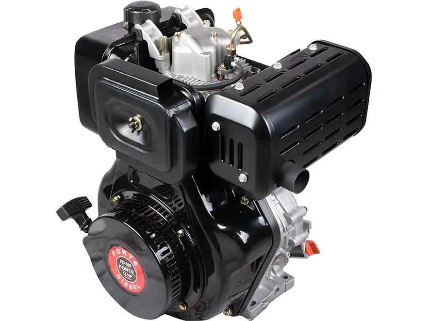 Motor Diésel 13HP 498cc Eje de 1
