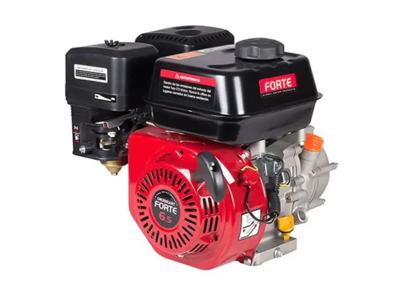 Motor a Gasolina 6.5HP 196cc Clutch Húmedo Reductor 1800rpm FORTE GM200-KART-1 - Foto 1 | aztools.co