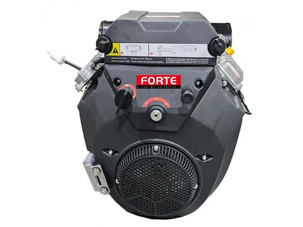 Motor Bicilíndrico a Gasolina 25HP 744cc Eje 1-1/8