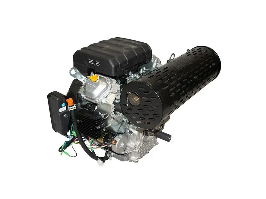 Motor Bicilíndrico a Gasolina 25HP 744cc Eje 1-1/8