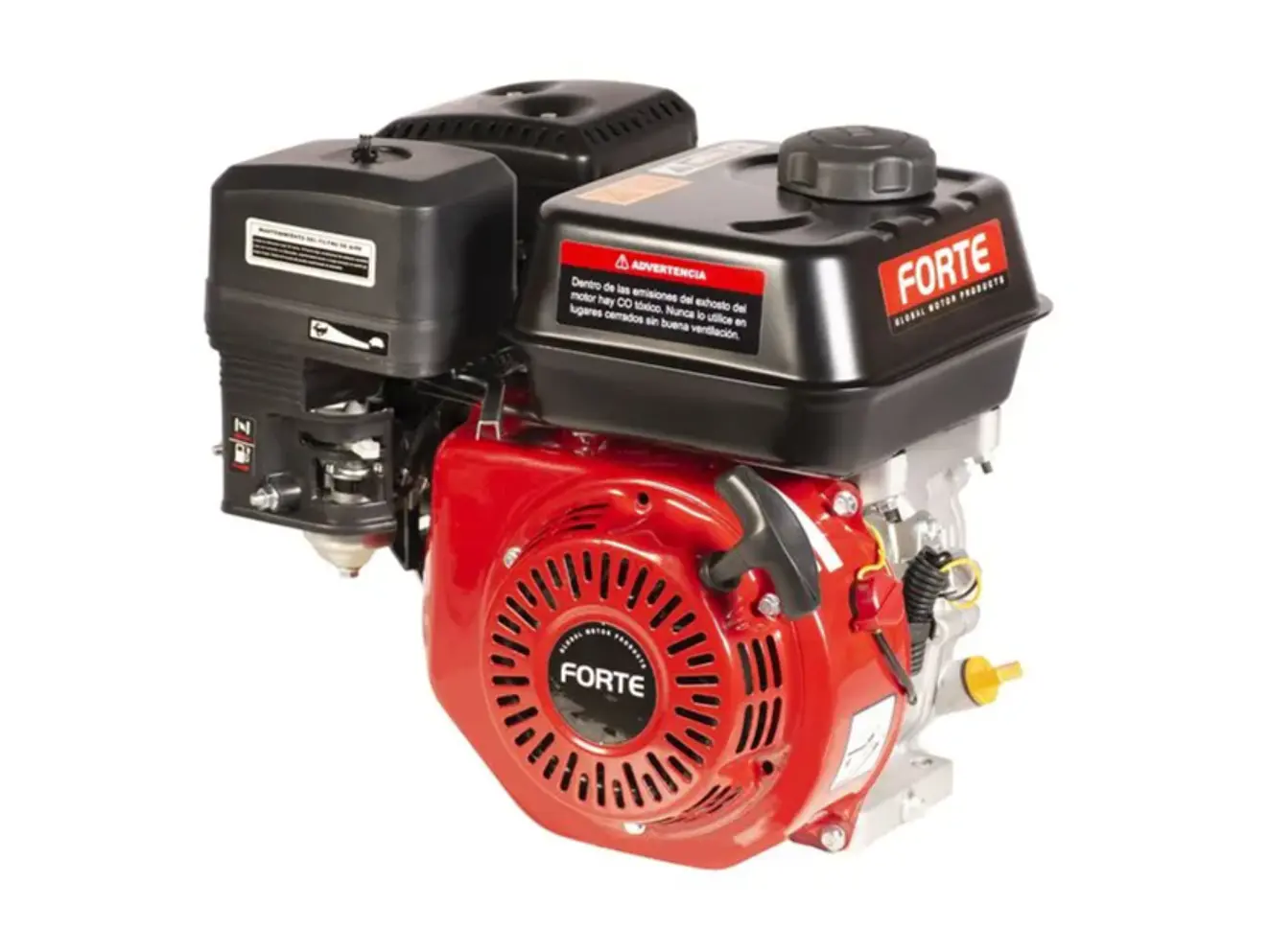 Motor a Gasolina 7.0HP 3600rpm Eje Estriado FORTE GM210FK - Envío a todo Colombia | aztools.co