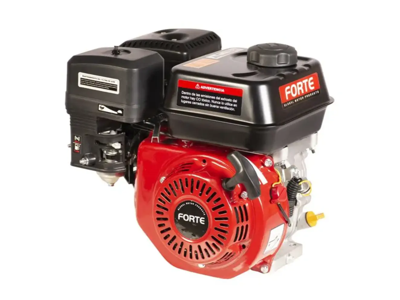 Motor a Gasolina 13.0HP 3600rpm Eje Estriado FORTE GM390FK - Envío a todo Colombia | aztools.co