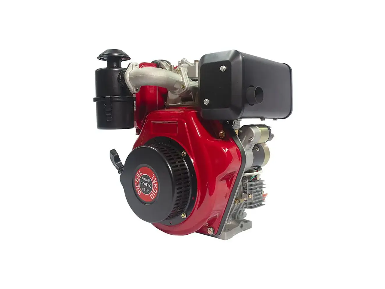 Motor Diésel 10HP 418cc Eje Estriado para Motoazada FORTE F400DK - Foto 1 | aztools.co