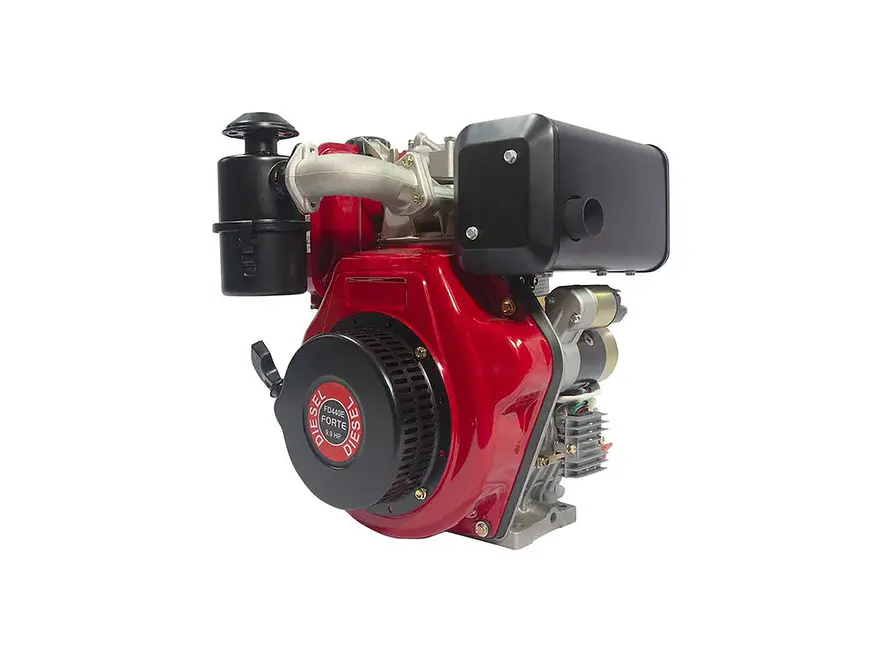 Motor Diésel 12HP 440cc Eje Estriado para Motoazada FORTE F440DK - Envío a todo Colombia | aztools.co