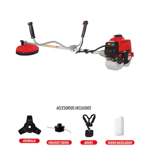 Guadaña a Gasolina 43cc 1.3kW FORTE FR43-II Eje Rígido 7500 RPM