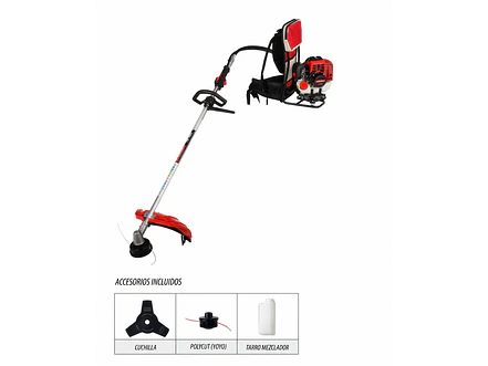 Guadaña de Espalda a Gasolina 41.5cc 1.5kW FORTE FE-45L Eje Ecualizable - Envío a todo Colombia | aztools.co