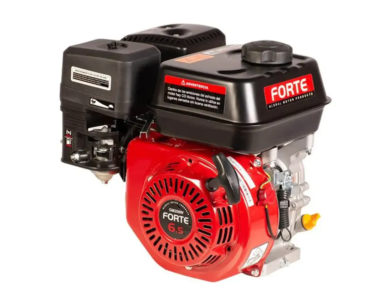 Motor a Gasolina 13HP 389cc FORTE GM390FW Eje Roscado 1