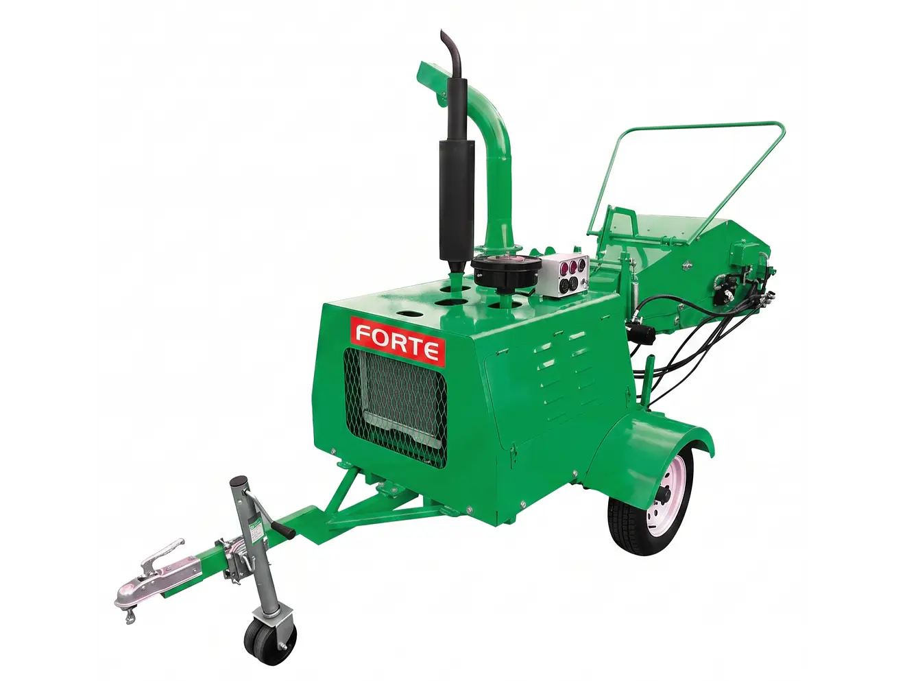 Biotrituradora Diésel 50HP FORTE BFD-50E Rama Máx 200mm Arranque Eléctrico - Envío a todo Colombia | aztools.co