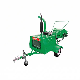 Biotrituradora Diésel 50HP FORTE BFD-50E Rama Máx 200mm Arranque Eléctrico