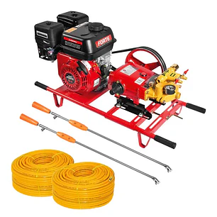 Fumigadora Estacionaria 6.5HP FORTE-ORUS TO30A-GM200K Retorno Automático Doble Manguera 500 PSI