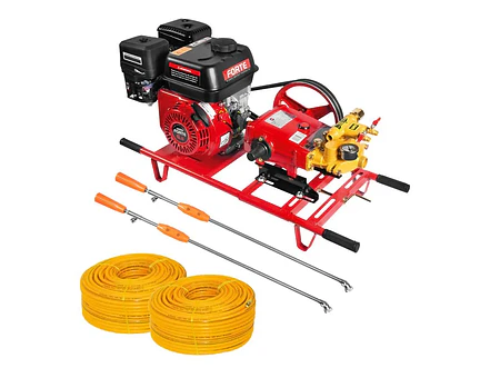 Fumigadora Estacionaria 6.5HP FORTE-ORUS TO30A-GM200K Retorno Automático Doble Manguera 500 PSI - Envío a todo Colombia | aztools.co