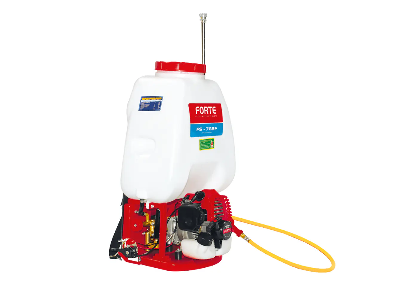 Fumigadora de Espalda a Gasolina 26cc 25L FORTE FS-768F Bomba de Bronce 500 PSI - Foto 1 | aztools.co