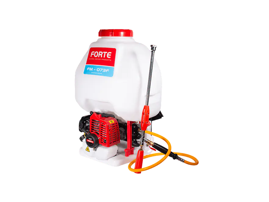 Fumigadora de Espalda a Gasolina 26cc 25L FORTE FM-073F Bomba Dúplex 500 PSI - Foto 1 | aztools.co