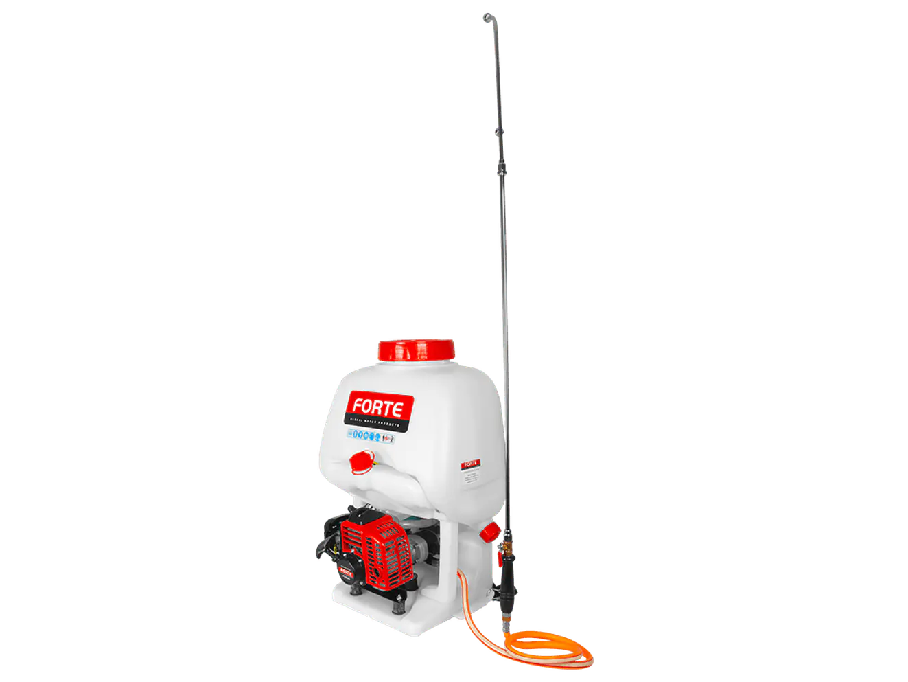 Fumigadora de Espalda a Gasolina 26cc 25L FORTE FWZ-25 Bomba Koshin 500 PSI - Foto 3 | aztools.co