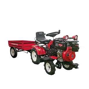 Mini tractor Motoazada con remolque FORTE FTD001-TR | 12 HP | Arranque Eléctrico