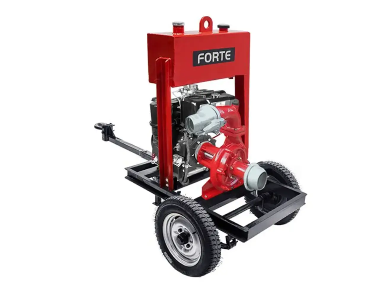 4LD820E-LY3-TR Motobomba FORTE con motor ANTOR diésel arranque eléctrico con tráiler. - Envío a todo Colombia | aztools.co