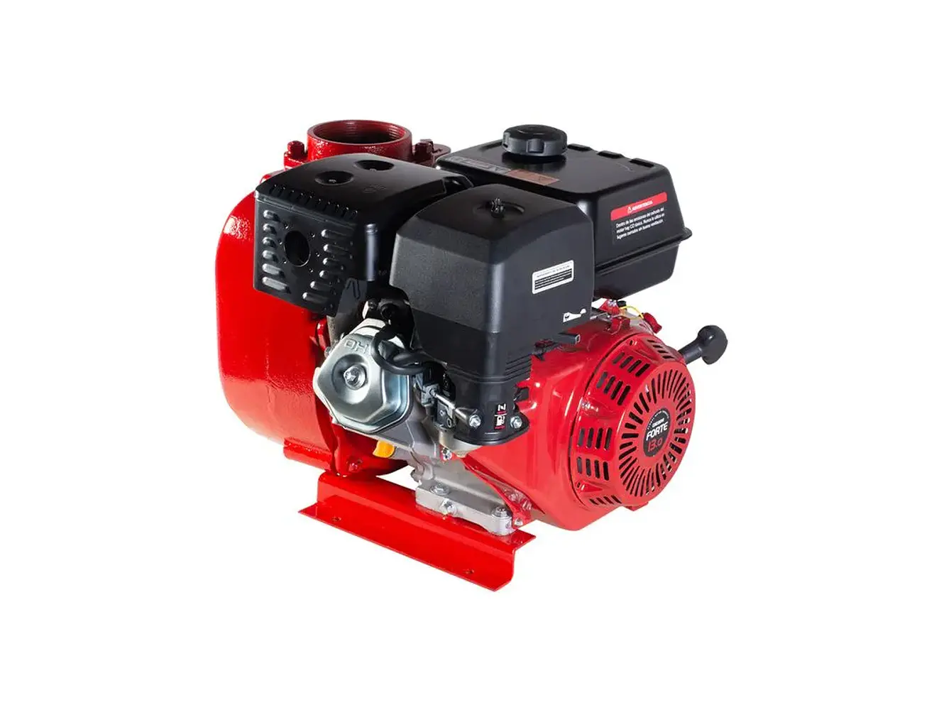 Motobomba Autocebante a Gasolina 13HP FORTE FL100-GM390 4”x4” 1200 L/min - Foto 3 | aztools.co