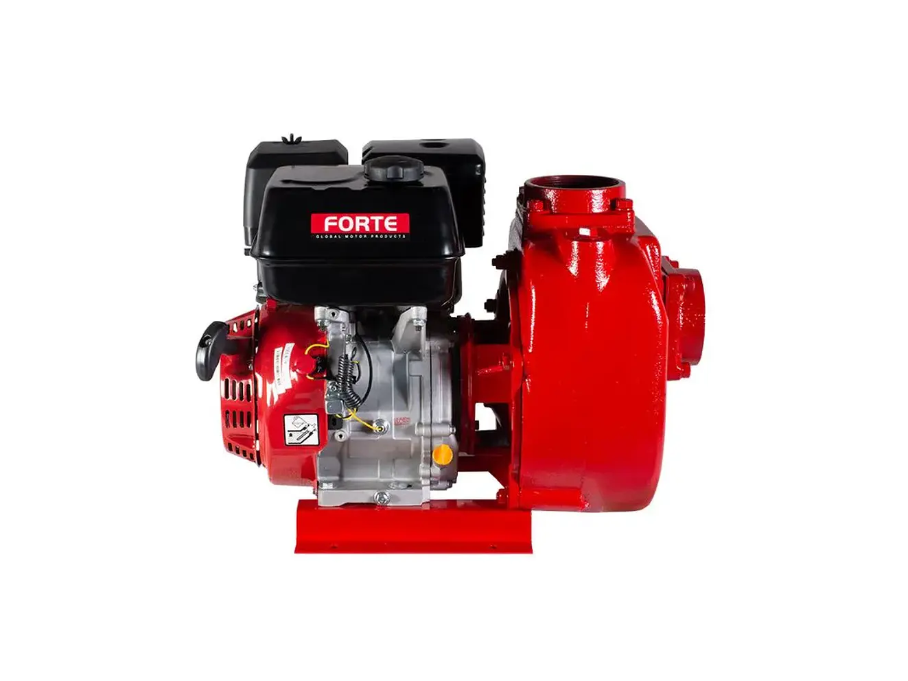 Motobomba Autocebante a Gasolina 13HP FORTE FL100-GM390 4”x4” 1200 L/min - Foto 5 | aztools.co
