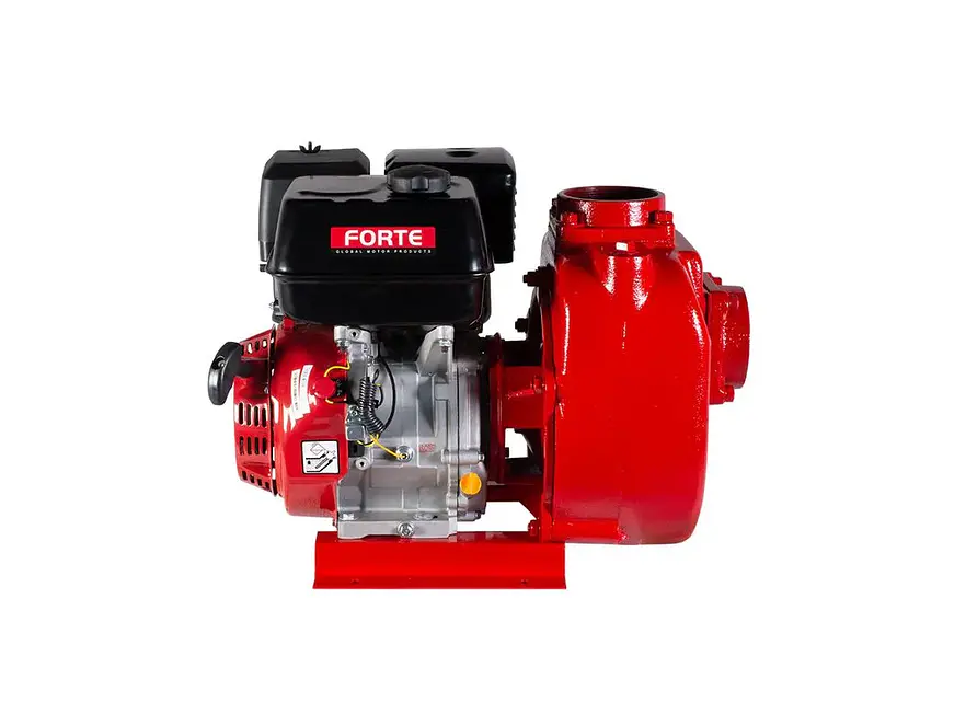Motobomba Autocebante a Gasolina 13HP FORTE FL100-GM390 4”x4” 1200 L/min - Foto 5 | aztools.co