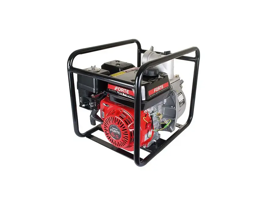 Motobomba Autocebante a Gasolina 6.5HP FORTE DJ80C-1 3”x3” 1000 L/min - Foto 1 | aztools.co