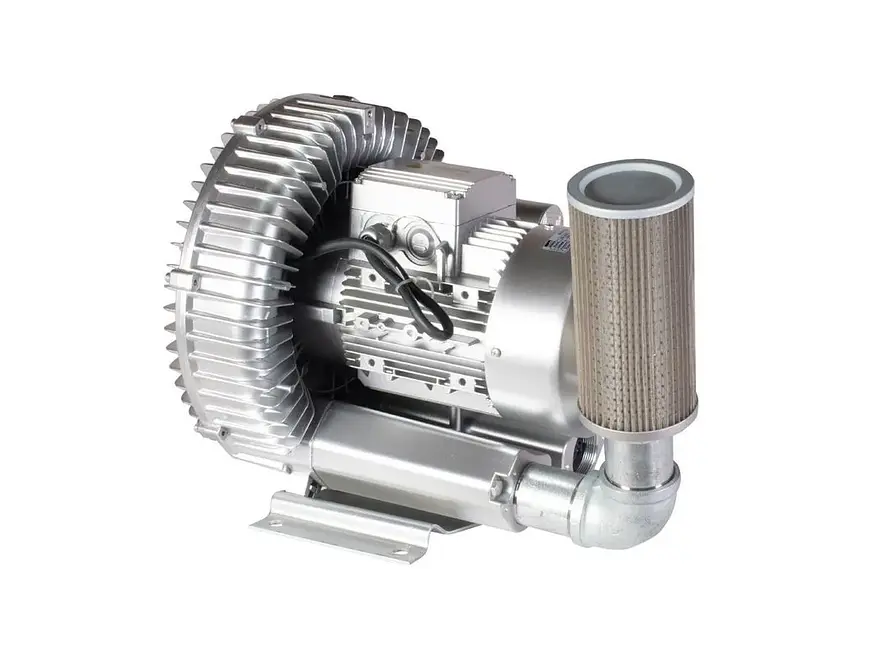 Blower Regenerativo 1HP MS-750S-220-F 140 m³/h 220V Monofásico 23 kPa 2” - Foto 2 | aztools.co
